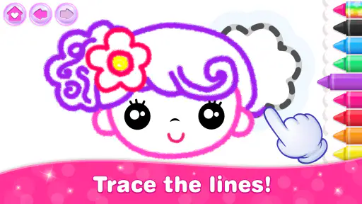 Kids Coloring Games for Girls screenshot