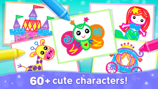 Kids Coloring Games for Girls screenshot