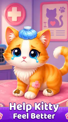 Kitty Cat Daycare Salon Games screenshot