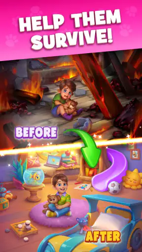 Kitty Sort: Twisted Tails screenshot