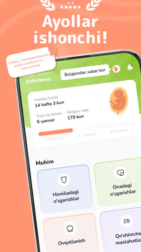 Lalu - Homiladorlik maktabi screenshot