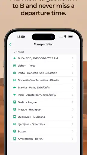 Lambus | Travel Planner screenshot