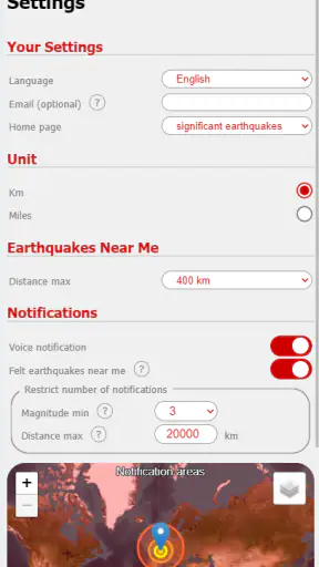 LastQuake screenshot