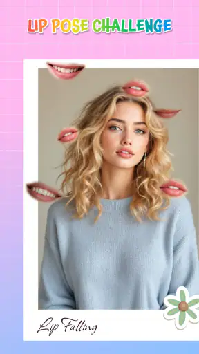 Lip Challenge: Fun Face Filter screenshot