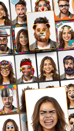 Live Funny Face Camera screenshot