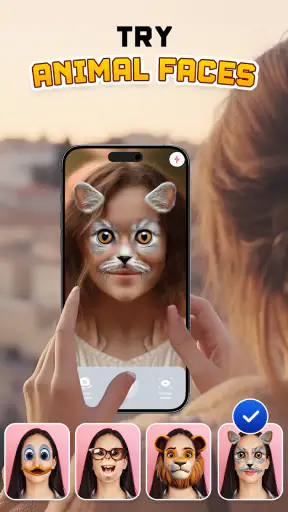 Live Funny Face Camera screenshot