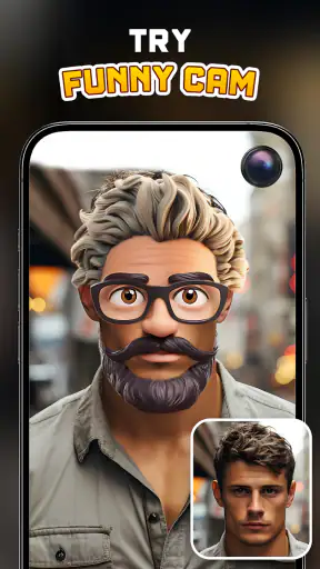 Live Funny Face Camera screenshot