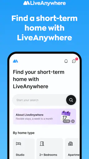 LiveAnywhere-Short term rental screenshot