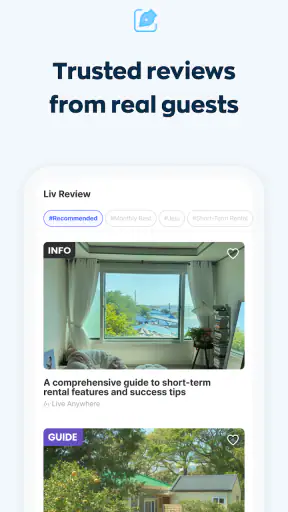LiveAnywhere-Short term rental screenshot