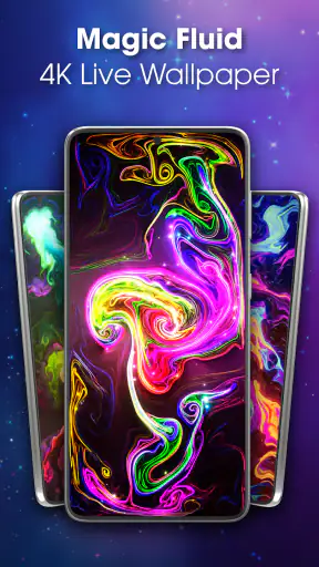 Magic Fluid live wallpaper 4D screenshot