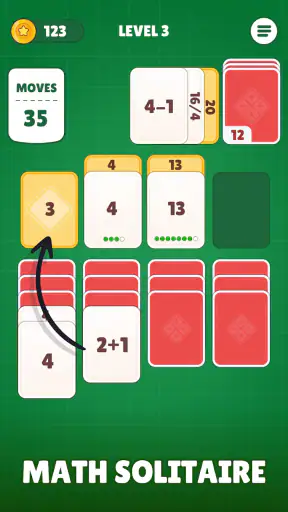 Math Solitaire screenshot