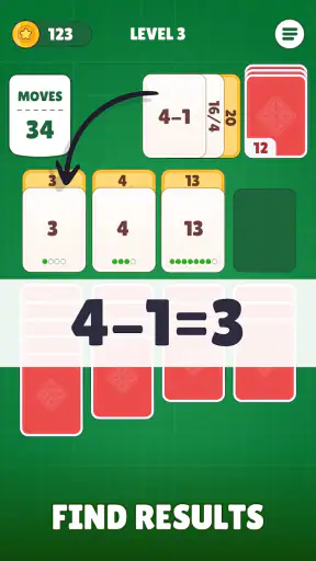 Math Solitaire screenshot