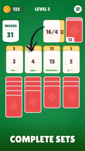 Math Solitaire screenshot
