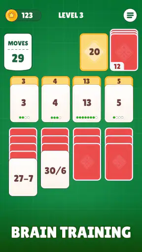 Math Solitaire screenshot