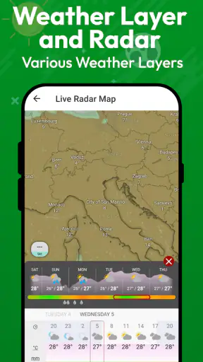Mist Weather Launcher - Radar screenshot