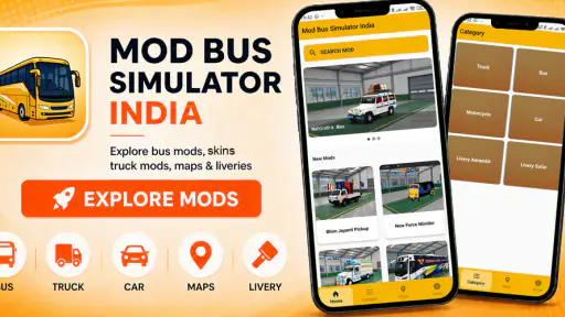 Mod Bus Simulator India screenshot