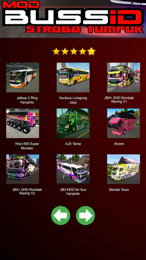 Mod Bussid Bus Strobo Tumpuk screenshot