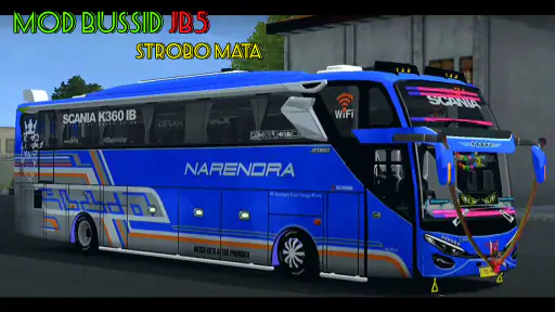 Mod Bussid JB5 Strobo Mata screenshot