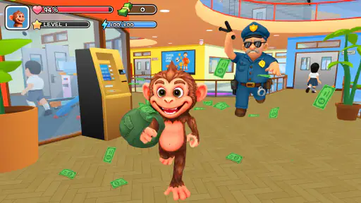 Monkey Student: School Prank screenshot