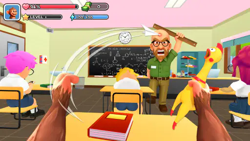 Monkey Student: School Prank screenshot