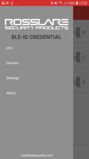 My BLE-ID screenshot