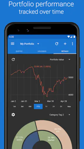 My Stocks Portfolio & Market screenshot