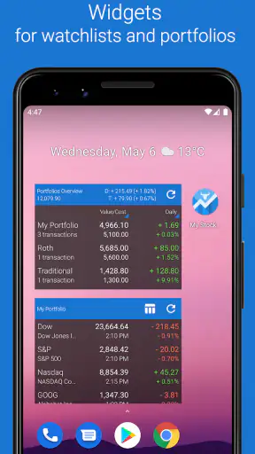 My Stocks Portfolio & Market screenshot