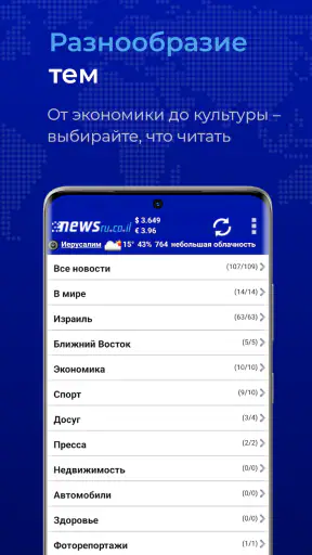 Newsru.co.il (classic) screenshot
