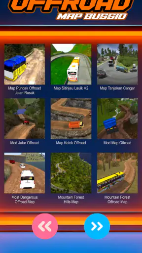 Offroad Map Bussid screenshot