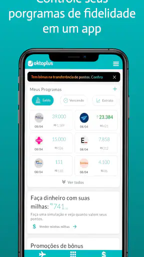 Oktoplus- Controle seus pontos screenshot