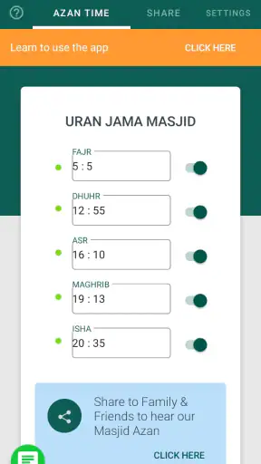 OnlineAzan screenshot