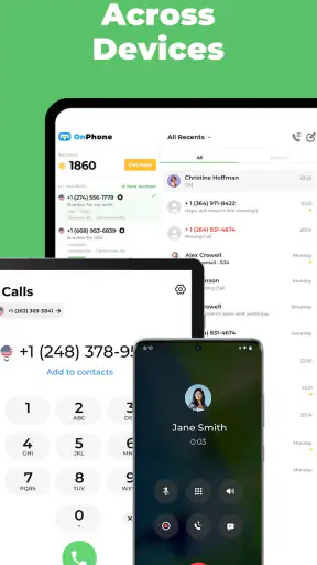 OnPhone - מספר טלפון שני screenshot