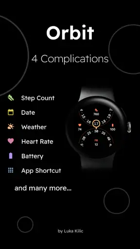 Orbit - Minimal Watch Face screenshot
