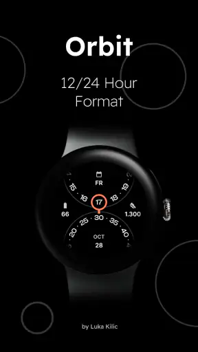 Orbit - Minimal Watch Face screenshot