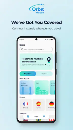 Orbit Mobile: Travel eSIM screenshot