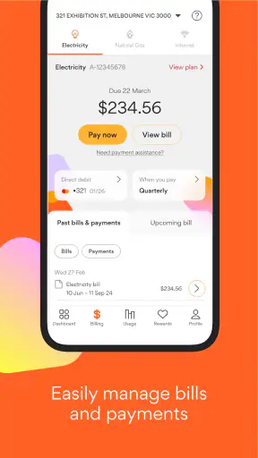 Origin Energy Gas Internet LPG screenshot