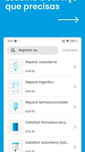 OSCAR: serviços para casa screenshot