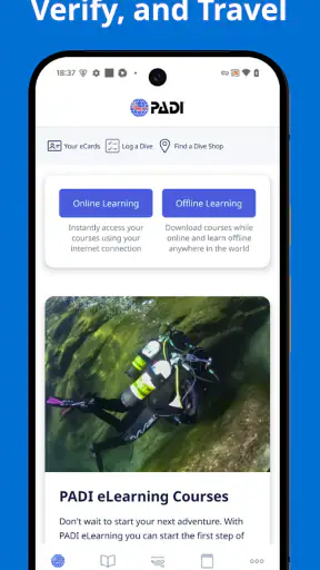 PADI screenshot