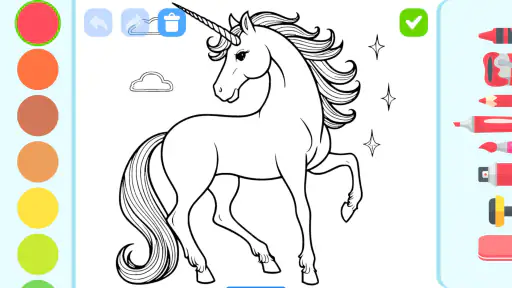 Paint in Color: Coloring Pages screenshot