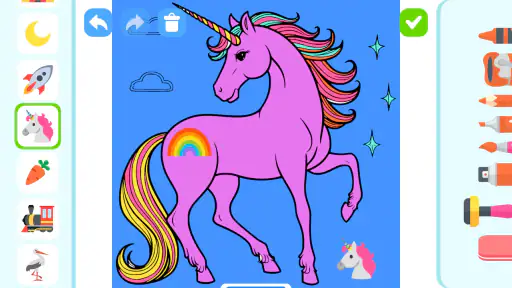 Paint in Color: Coloring Pages screenshot
