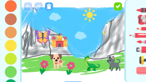 Paint in Color: Coloring Pages screenshot