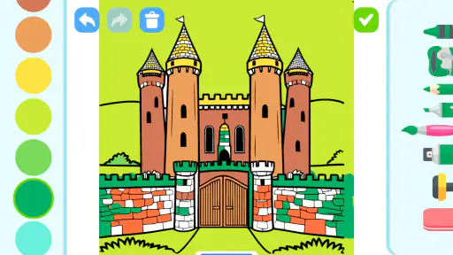 Paint in Color: Coloring Pages screenshot