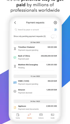 Payoneer - Business Payments screenshot