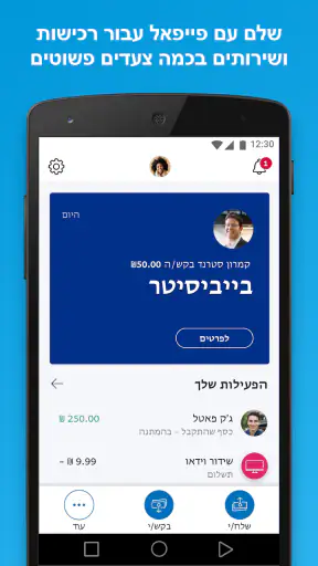 PayPal screenshot