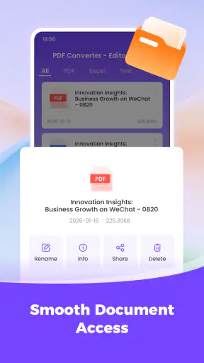 PDF Converter: Reader & Editor screenshot