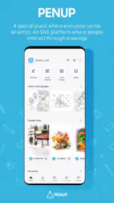 PENUP – Drawing-sharing SNS screenshot