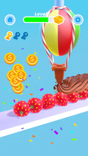 Perfect Cream: Icing Cake Game screenshot