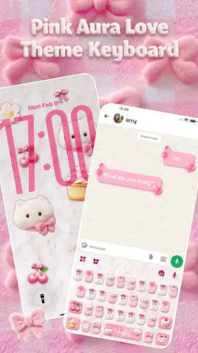 Pink Aura Love Theme screenshot
