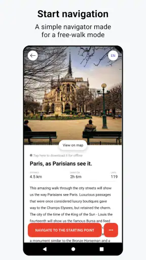 Pinsteps: offline travel guide screenshot