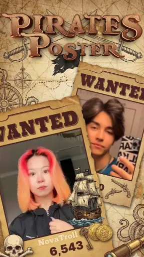 Pirate Wanted Poster screenshot